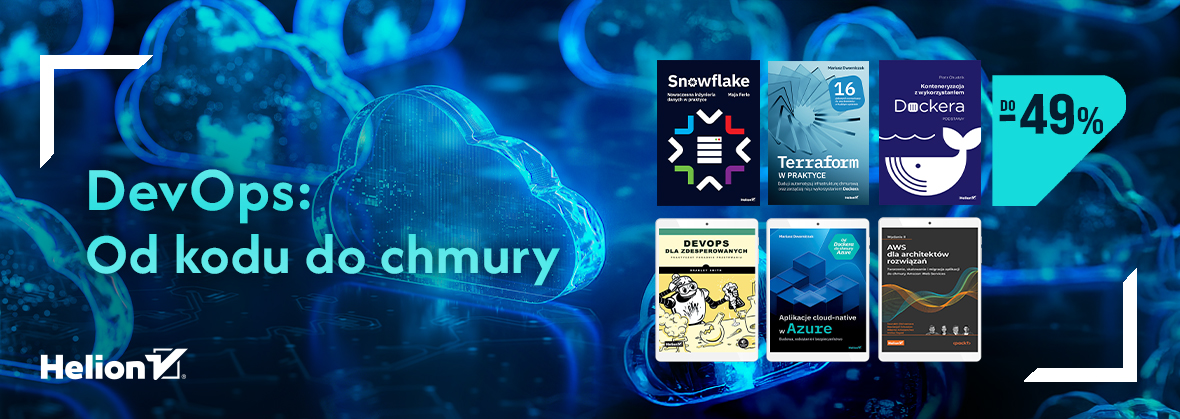 Grafika promocji - DevOps: od kodu do chmury